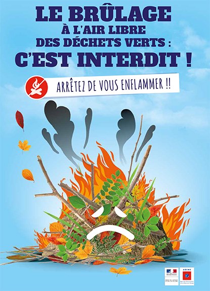 Brûlage des déchets verts interdit