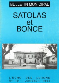 Bulletin municipal Satolas-et-Bonce 1993