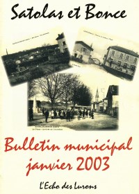 Bulletin municipal Satolas-et-Bonce 2003