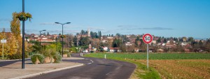 Entrée du village de Satolas-et-Bonce