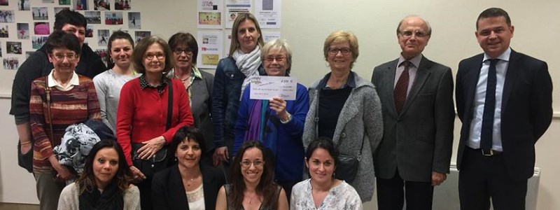 Association Satolas en Forme remise Chèque Satolas pour Elles mars 2016