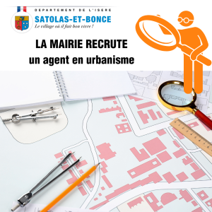 LA MAIRIE RECRUTE un agent en urbanisme