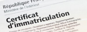 Certificat d'immatriculation à La Tour du Pin à partir du 1er août 2016