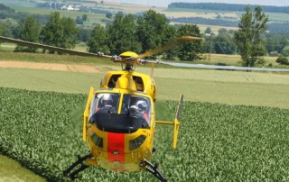 Surveillance ligne haute tension par hélicoptère