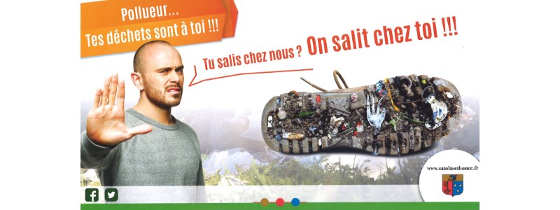 Pollueur les déchets sont à toi