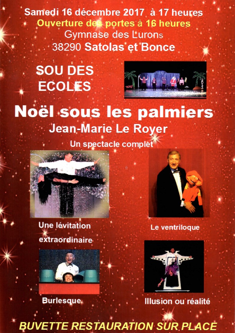 Sous des Ecoles Noël 2017