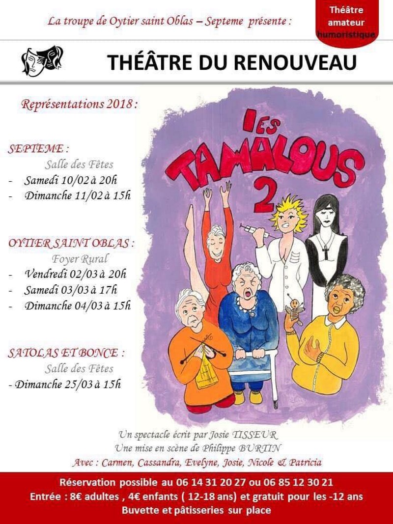 Poster Après-midi théâtre avec le basket Club de Satolas et Bonce