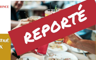 Copie de Copie de Rouge et Blanc Repas Communautaire Invitation