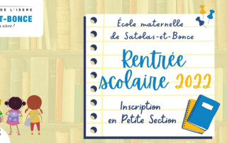 inscription PS rentrée 2022 site