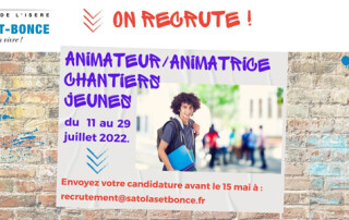 Copie de Copie de recrutement animateur chantiers jeunes