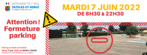 Attention Fermeture de parking