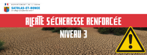 alerte secheresse renforcée