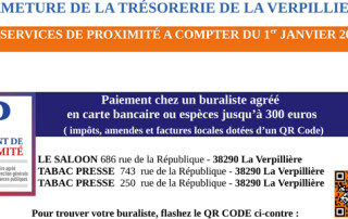 fermeture-tresorerie la verpilliere
