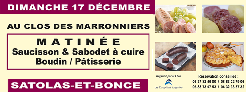 🐷 Matinée diots et sabodets