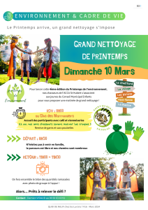 Grand nettoyage de printemps 2024