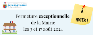 SITE WEB Fermeture Mairie