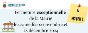 SITE WEB Fermeture Mairie