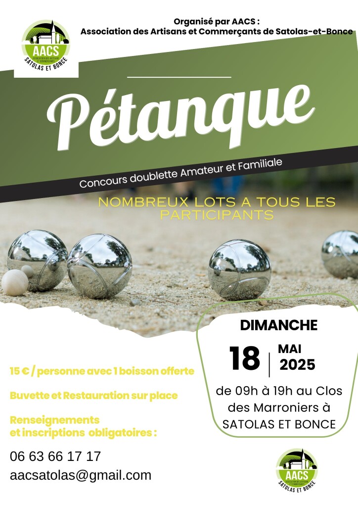 AACS Pétanque 18 mai