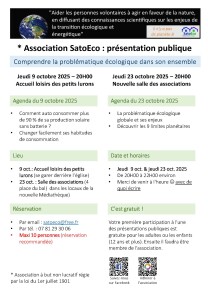 Présentation 9 et 23 octobre 2025