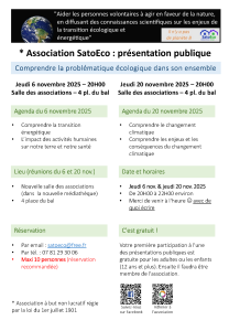 Présentation 6 et 20 novembre 2025