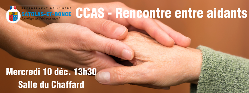 CCAS – Rencontre entre aidants