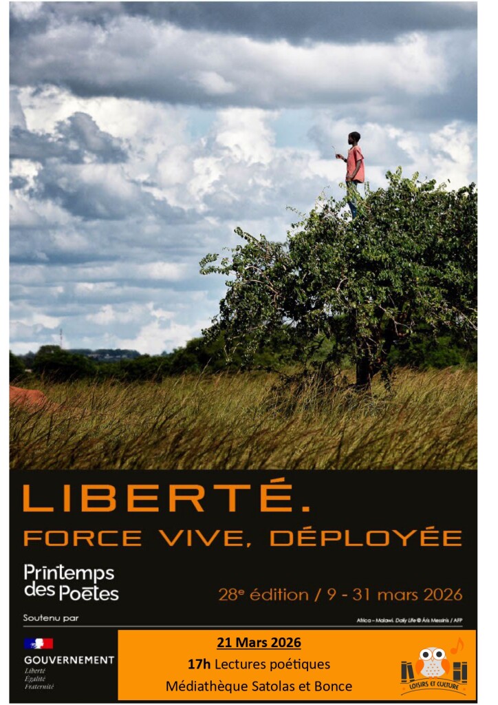 Affiche P des Poètes mars 2026